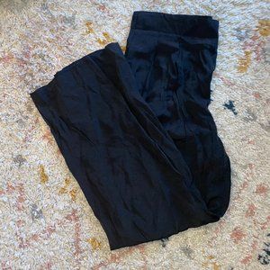 Vintage Laura & Jayne Flowy Black High Waisted Pleated Pants